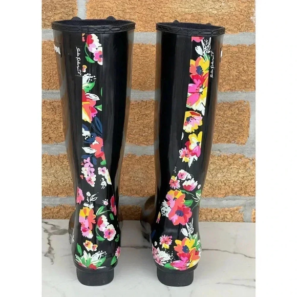 Sadie Robertson Roma tall floral lace boots 7 - Picture 4 of 10